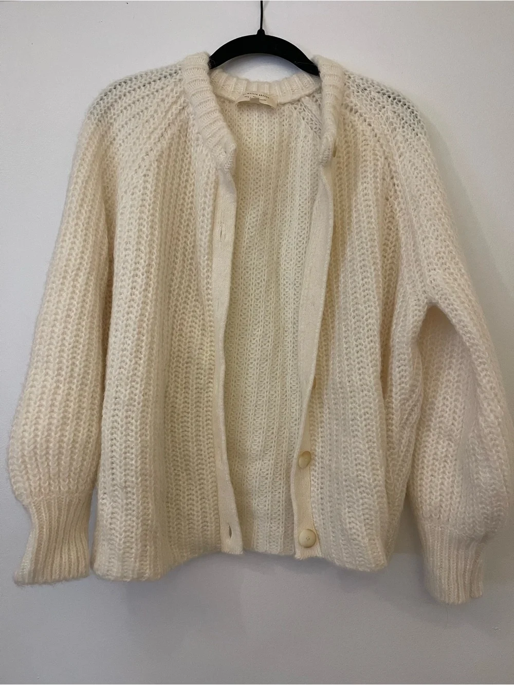 Sezane Emile Cardigan in Ecru - Medium - Picture 1 of 3